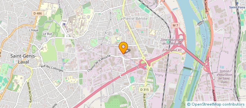 localisation de l'entreprise SEPROMI  OULLINS-PIERRE-BENITE