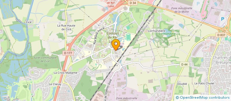 localisation de l'entreprise SEPS INGENIERIE  BRUZ