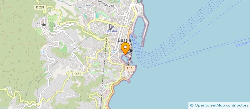 localisation de l'entreprise SEPT à BASTIA