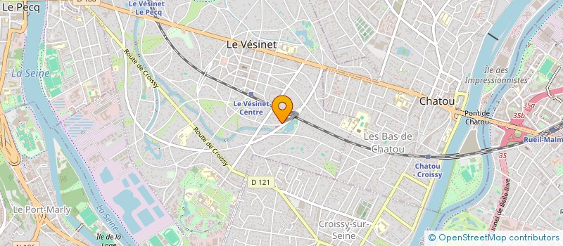 localisation de l'entreprise SEPT & CIE  LE VESINET