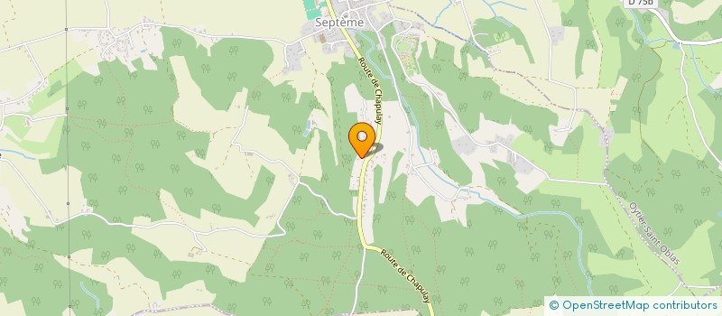 localisation de l'entreprise SEPT'DANSE  SEPTEME