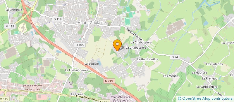 localisation de l'entreprise SEPT DE VIGNE  HAUTE-GOULAINE