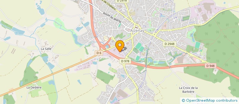 localisation de l'entreprise SEPT ET B - SOLUTIONS D'ETANCHEITE POUR TOITURES ET BASSINS à AIZENAY