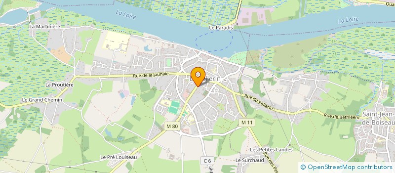 localisation de l'entreprise SEPT-HOME IMMOBILIER  LE PELLERIN