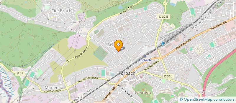 localisation de l'entreprise SEPT ! HUIT !  FORBACH