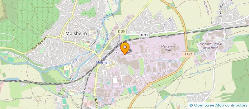 localisation de l'entreprise SEPT INDUSTRIELLE  MOLSHEIM