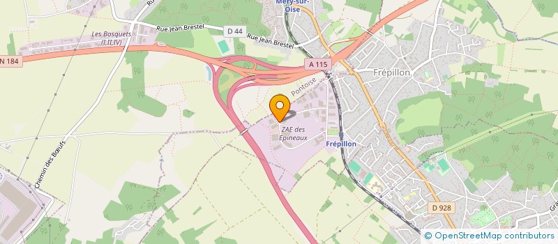 localisation de l'entreprise SEPT RESINE  FREPILLON