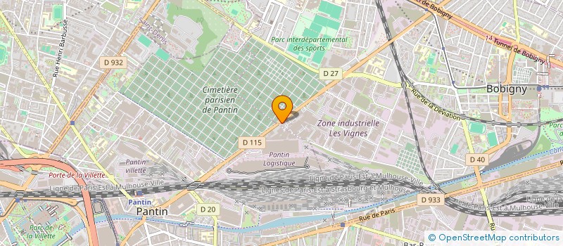 localisation de l'entreprise SEPT   SEPT  BOBIGNY