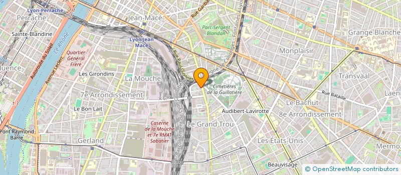 localisation de l'entreprise SEPT SILENCES OU SEPT SOUPIRS  LYON