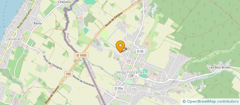 localisation de l'entreprise SEPTA  VEIGY-FONCENEX