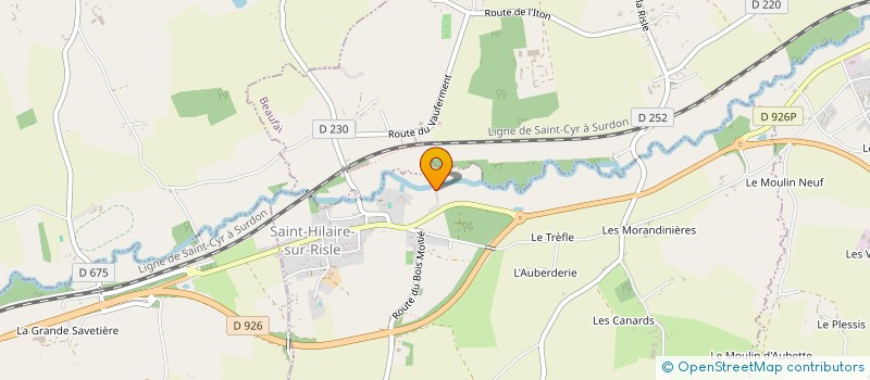 localisation de l'entreprise SEPTAGONE à SAINT-HILAIRE-SUR-RISLE