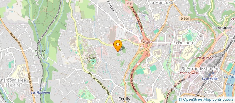 localisation de l'entreprise SEPTALYS  ECULLY