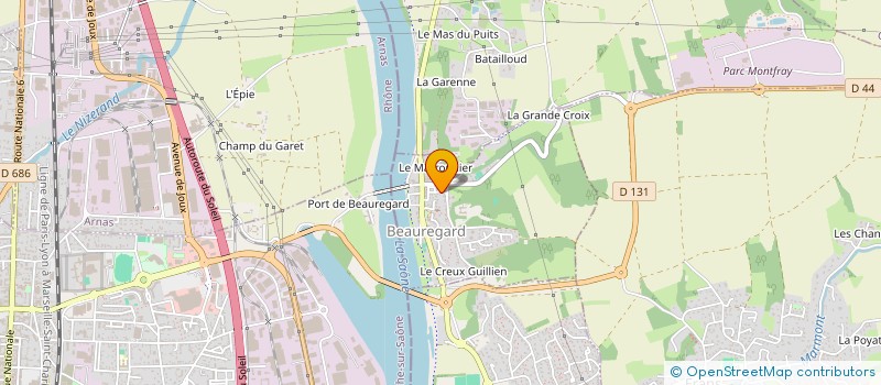 localisation de l'entreprise SEPTELEC à BEAUREGARD