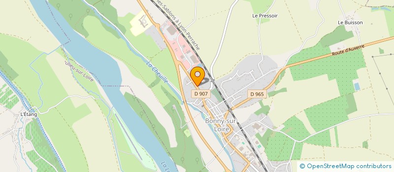 localisation de l'entreprise SEPTEMBRE 15 à BONNY-SUR-LOIRE