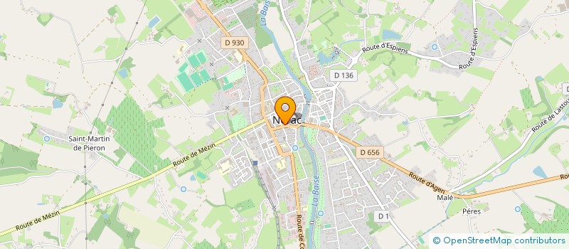 localisation de l'entreprise SEPTEMBRE 55 à NERAC