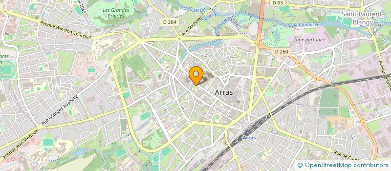 localisation de l'entreprise SEPTEMBRE ORANGE à ARRAS