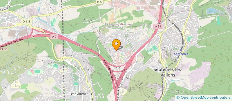 localisation de l'entreprise SEPTEMES CARRELAGES à SEPTEMES LES VALLONS