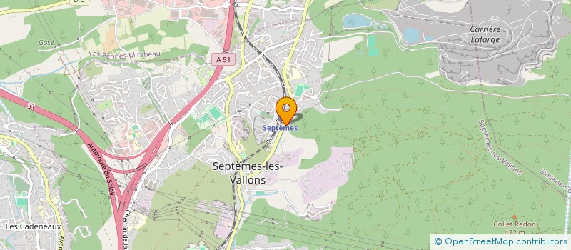 localisation de l'entreprise SEPTEMOISE DE REPARATION AUTOMOBILES à SEPTEMES-LES-VALLONS