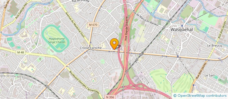 localisation de l'entreprise SEPTENTRI LOC à MARCQ-EN-BARŒUL