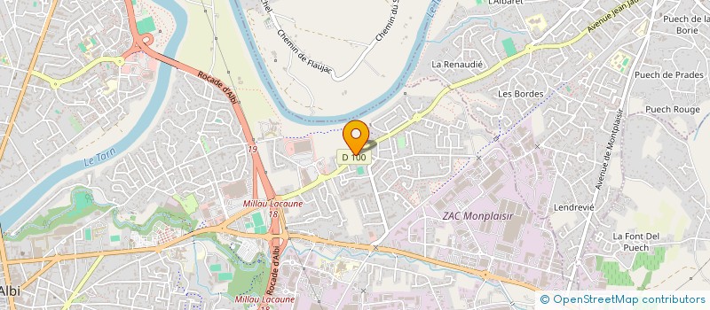 localisation de l'entreprise SEPTENTRIO IMMOBILIER à ALBI