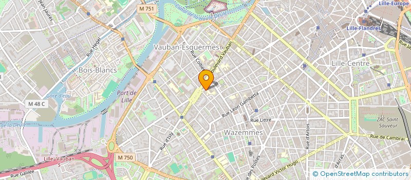 localisation de l'entreprise SEPTENTRION à LILLE