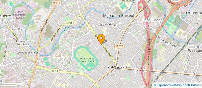 localisation de l'entreprise SEPTENTRION CONSULTING à MARCQ-EN-BARŒUL