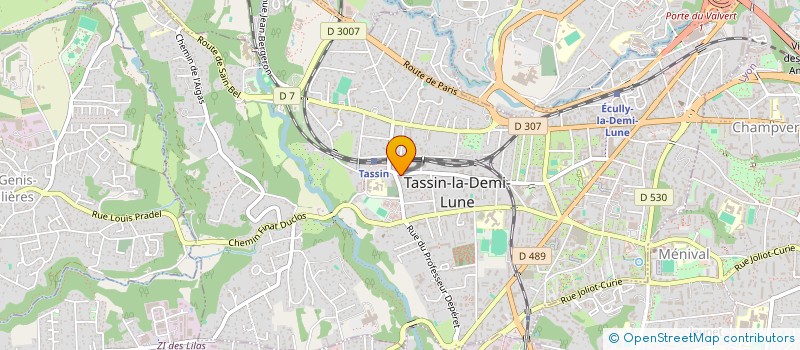 localisation de l'entreprise SEPTENTRIONAL  TASSIN-LA-DEMI-LUNE