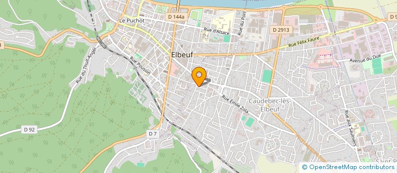 localisation de l'entreprise SEPTENTRYON  CAUDEBEC-LES-ELBEUF