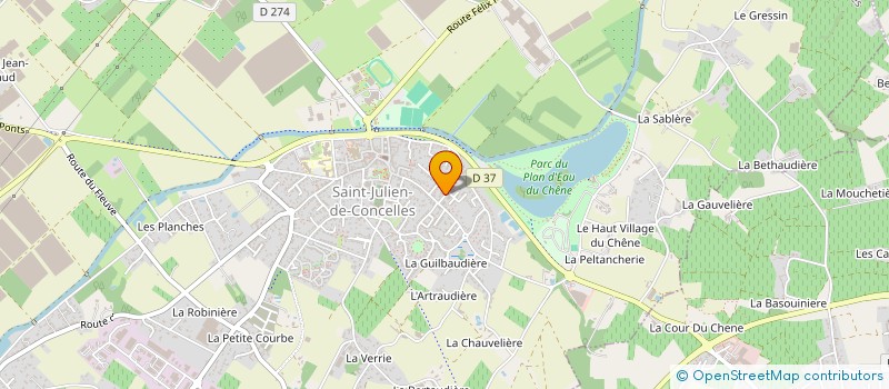 localisation de l'entreprise SEPTEO SOLUTIONS CDJ à SAINT-JULIEN-DE-CONCELLES