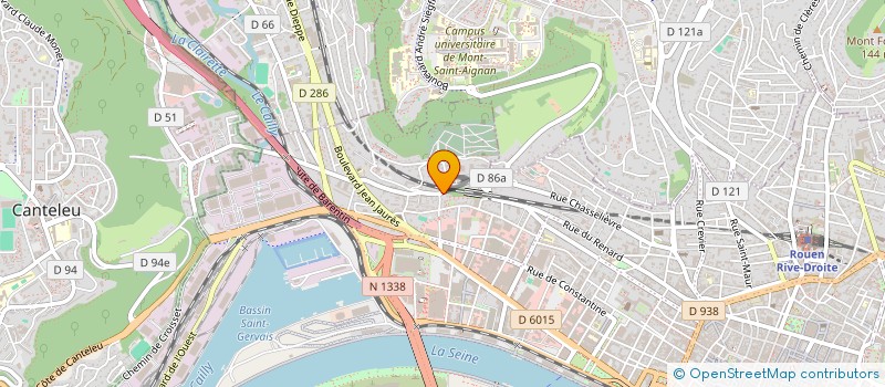 localisation de l'entreprise SEPTET à ROUEN