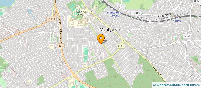 localisation de l'entreprise SEPTFONS à MONTGERON