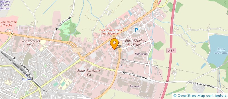localisation de l'entreprise SEPTI à CHOLET
