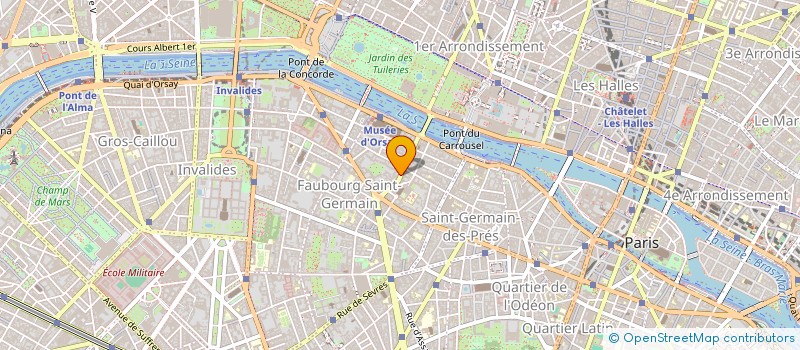 localisation de l'entreprise SEPTIEME à PARIS