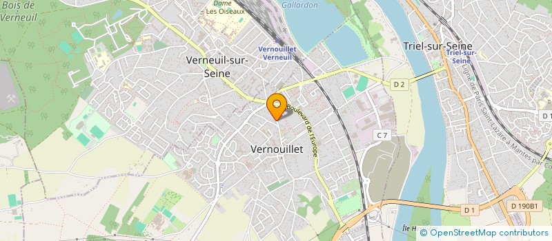 localisation de l'entreprise SEPTIEME CHOC  VERNOUILLET