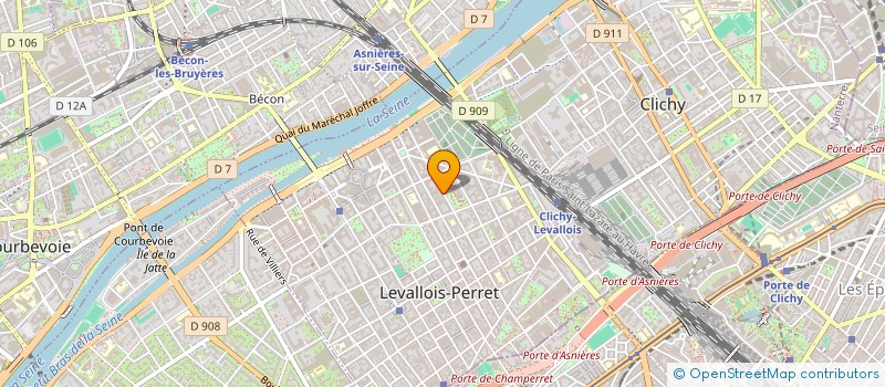 localisation de l'entreprise SEPTIEME SENS à LEVALLOIS-PERRET