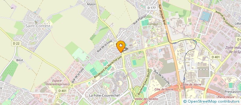 localisation de l'entreprise SEPTIEME SENS POUR LA PAIX à CAEN