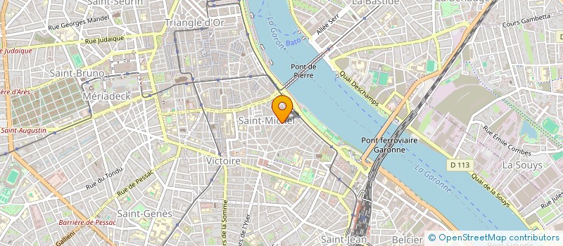 localisation de l'entreprise SEPTIEME VAGUE à BORDEAUX