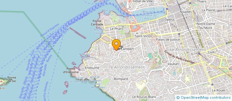 localisation de l'entreprise SEPTIM à MARSEILLE