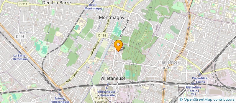 localisation de l'entreprise SEPTIM INTERNATIONAL  VILLETANEUSE