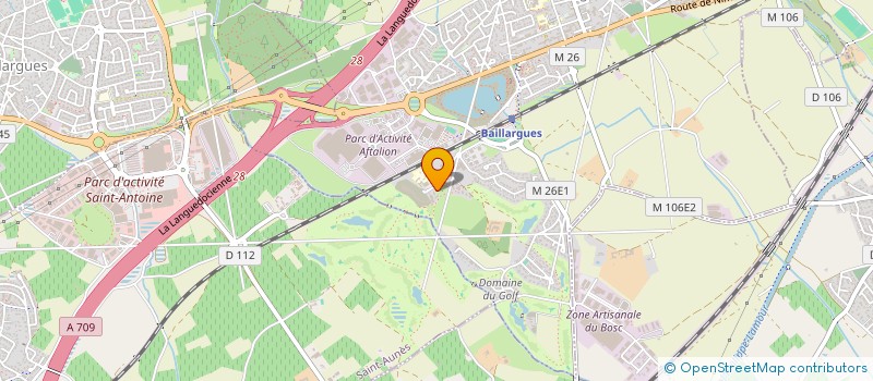 localisation de l'entreprise SEPTIMANIE à BAILLARGUES