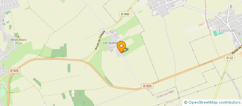 localisation de l'entreprise SEPTIME  CRIEL-SUR-MER