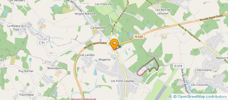 localisation de l'entreprise SEPTIME  SAINT-ANDRE-DE-LIDON