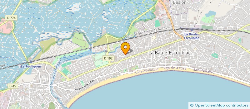 localisation de l'entreprise SEPTIME FINANCIERE à LA BAULE-ESCOUBLAC