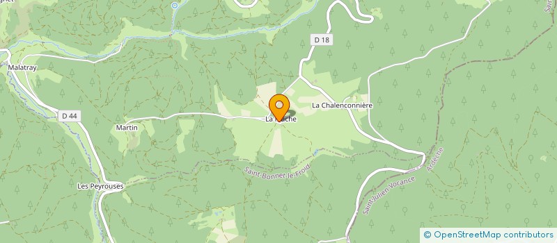 localisation de l'entreprise SEPTIMM  SAINT-JULIEN-MOLHESABATE