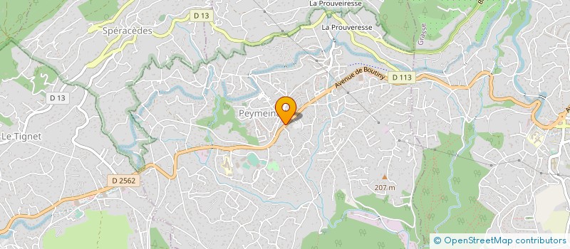 localisation de l'entreprise SEPTIMMO à PEYMEINADE