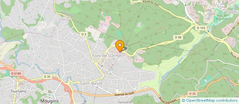 localisation de l'entreprise SEPTUOR CONSULTING à MOUGINS
