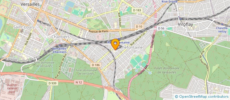 localisation de l'entreprise SEPV SOC ETUD PROMOT DES VENTE à VERSAILLES