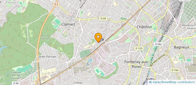 localisation de l'entreprise SEQUALIA à CLAMART
