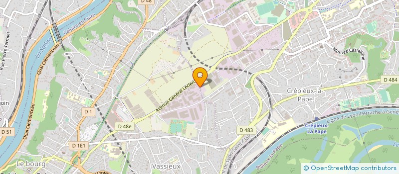 localisation de l'entreprise SEQUALY  CALUIRE-ET-CUIRE