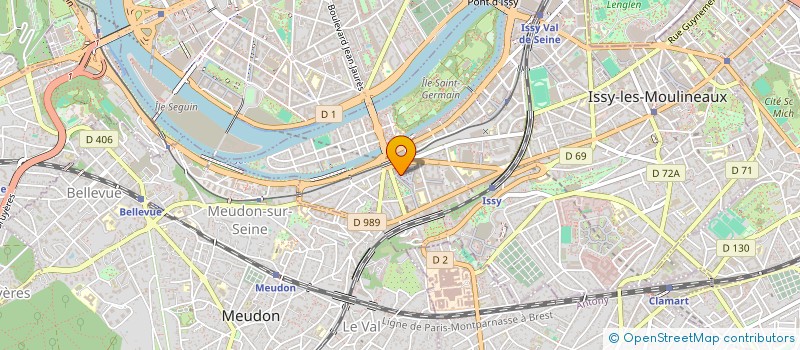 localisation de l'entreprise SEQUANA à ISSY-LES-MOULINEAUX